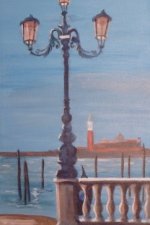 Laterne an der Piazetta